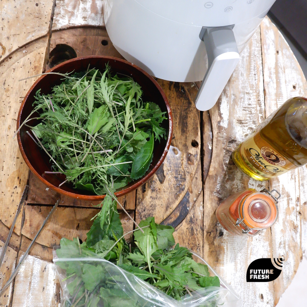 Air Fried Future Fresh Kale Chips